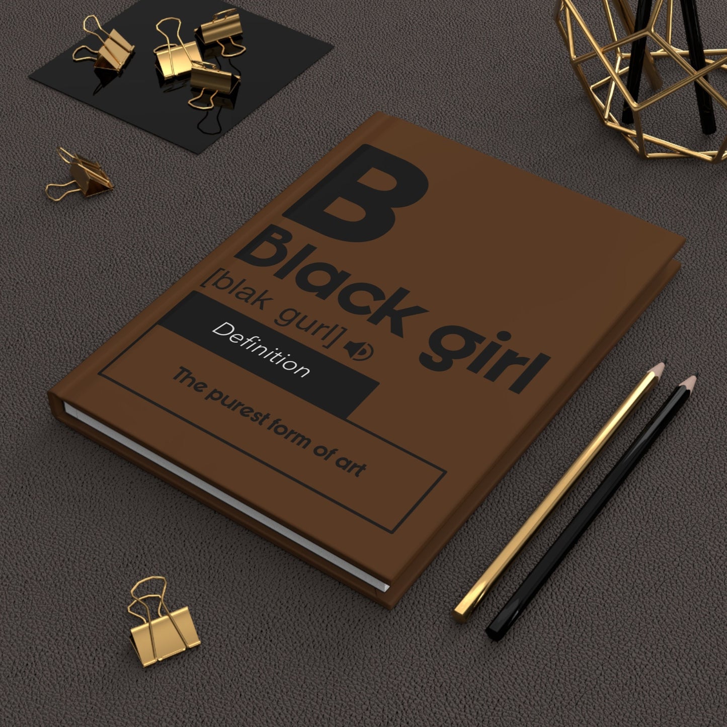 Black Girl Journal Matte