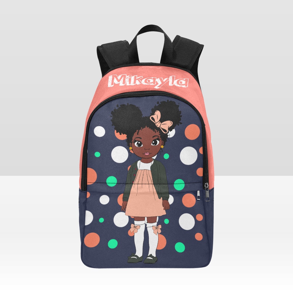 Custom Black Girl Backpack