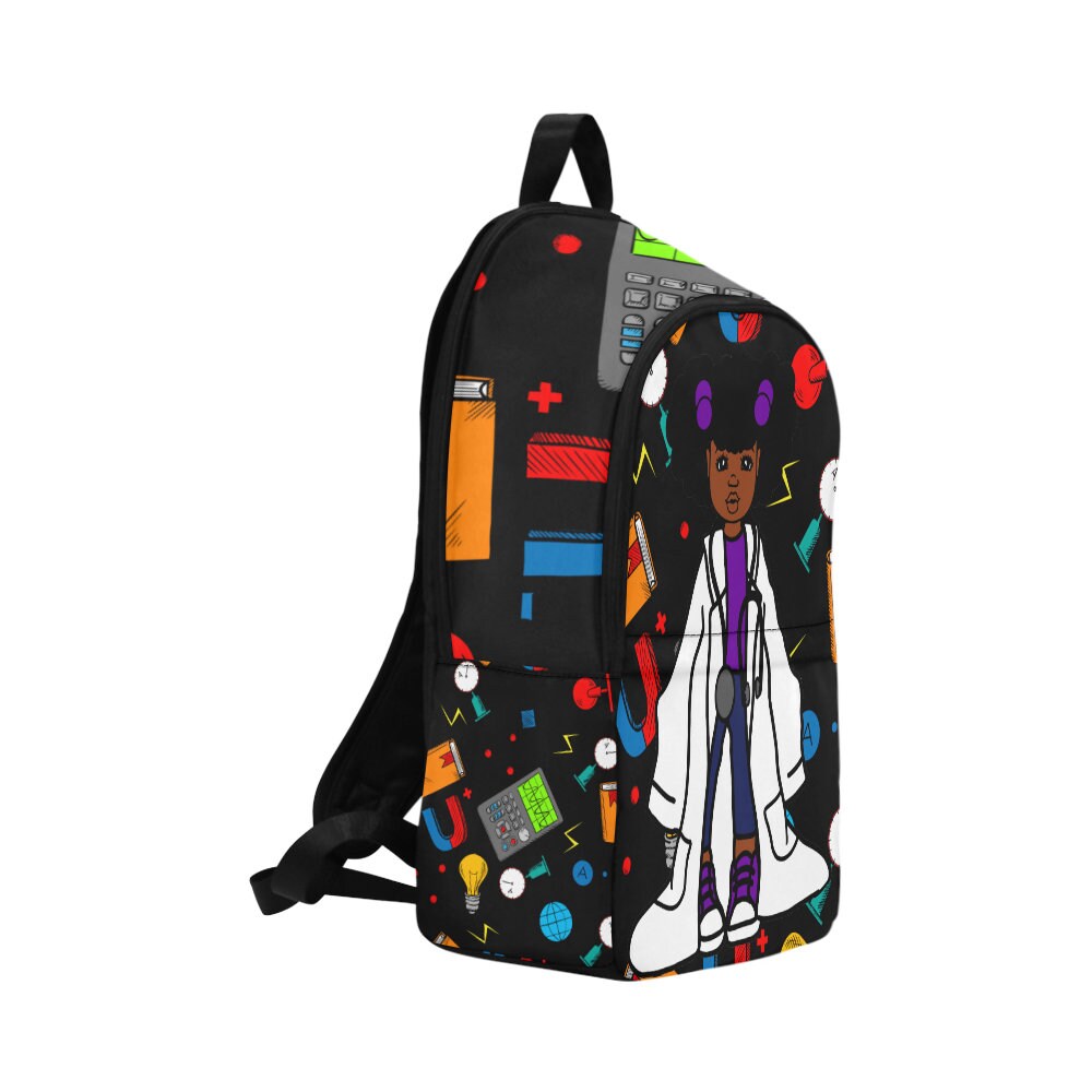 Black Girl Backpack, Custom backpack, Black girl magic, black girls rock, melanin, future doctor, back to school, school supplies, bag