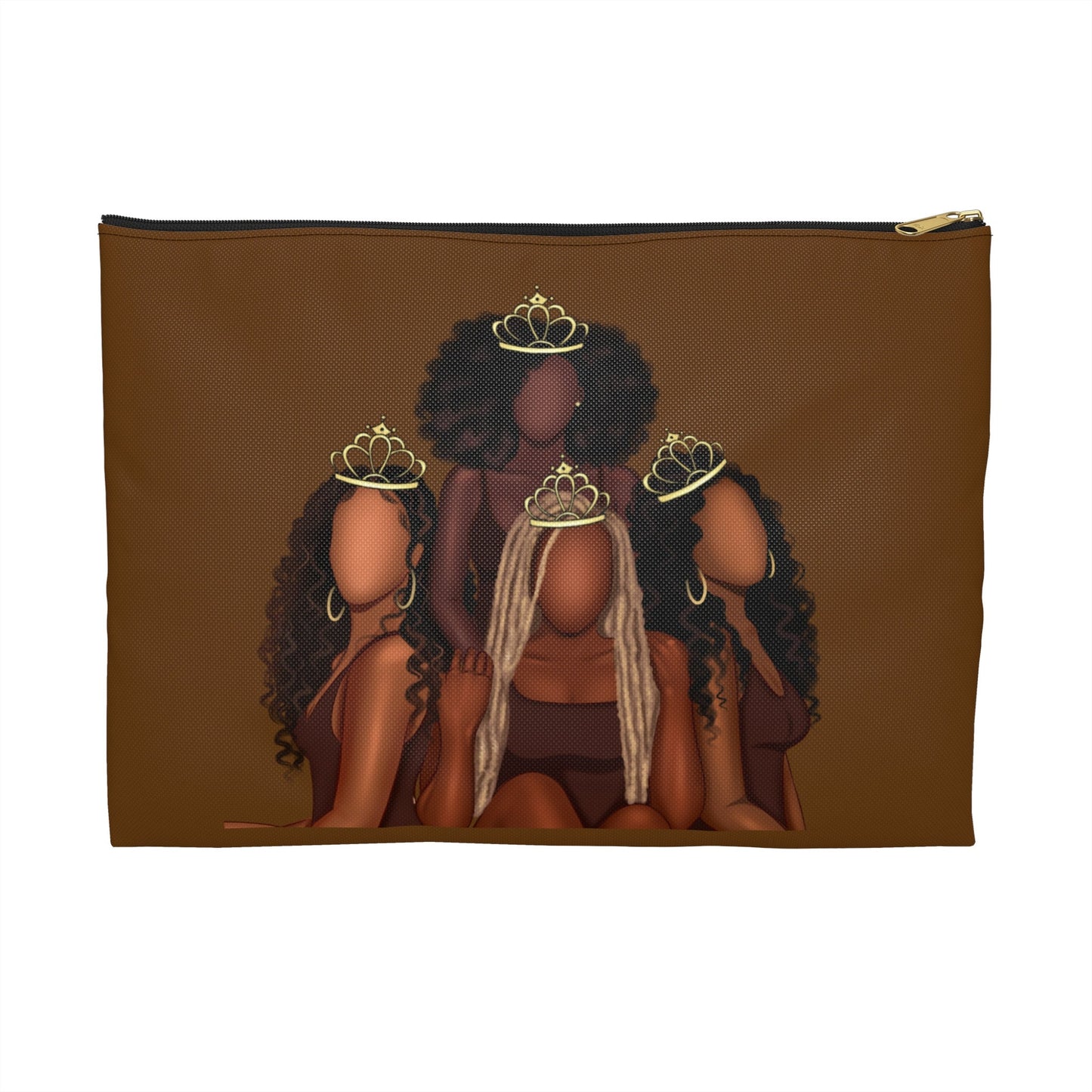 Queens crown cosmetic Pouch