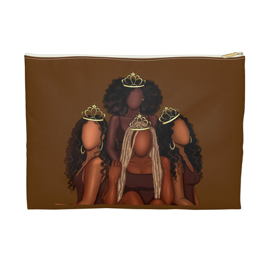 Queens crown cosmetic Pouch