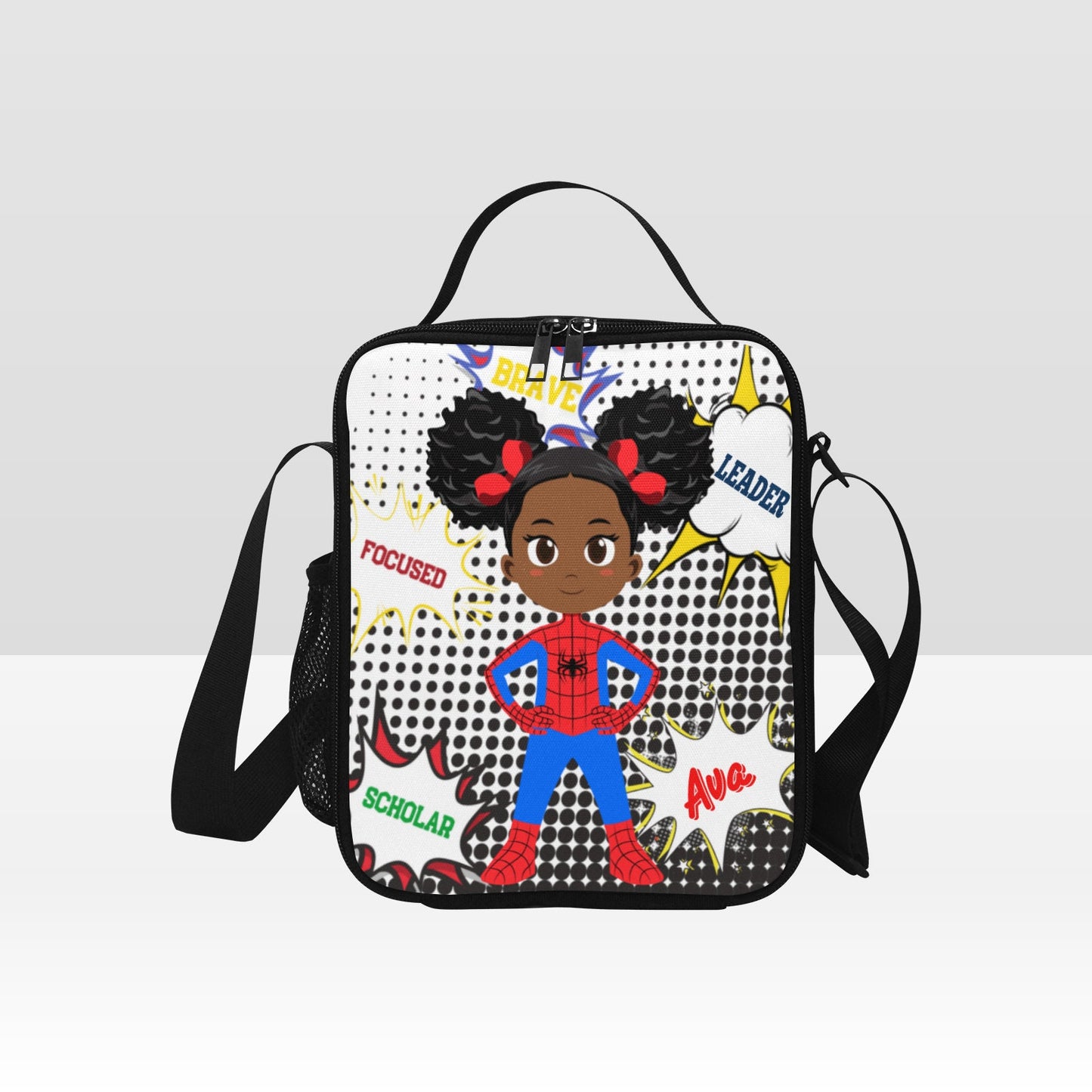 Spidergirl bookbag, Black girl bookbag, spiderman bookbag, spidergirl, black girl backpack, custom bookbag, back to school