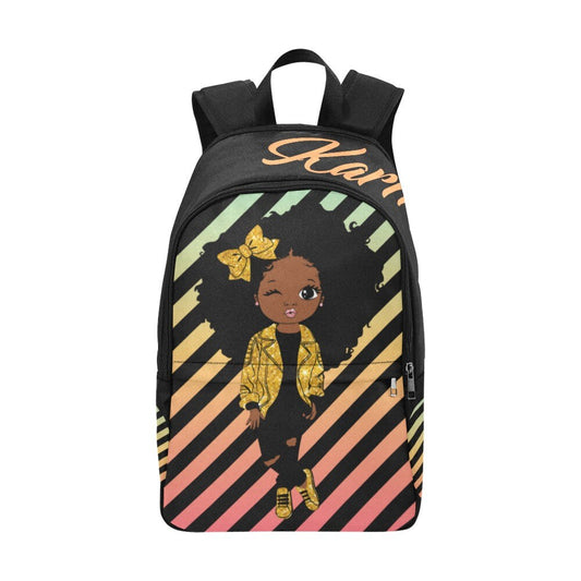 black girl bookbag, black girl backpack, back to school, custom bookbag, custom backpack, black girl magic