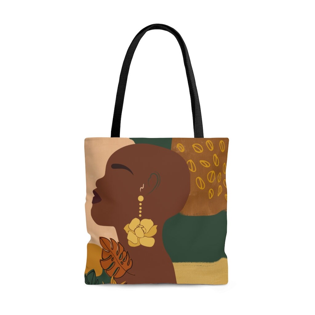Black Bald and Beautiful Tote Bag