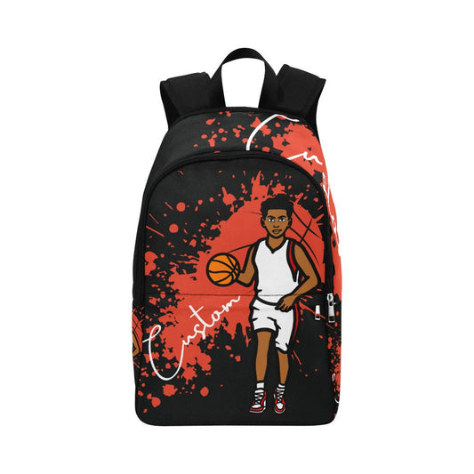 Black Boy Backpack, basketball bookbag, Custom backpack, Custom book bag,  black boy joy, custom school bag,  african american boy