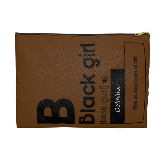 Black Girl/Melanin Cosmetic Pouch
