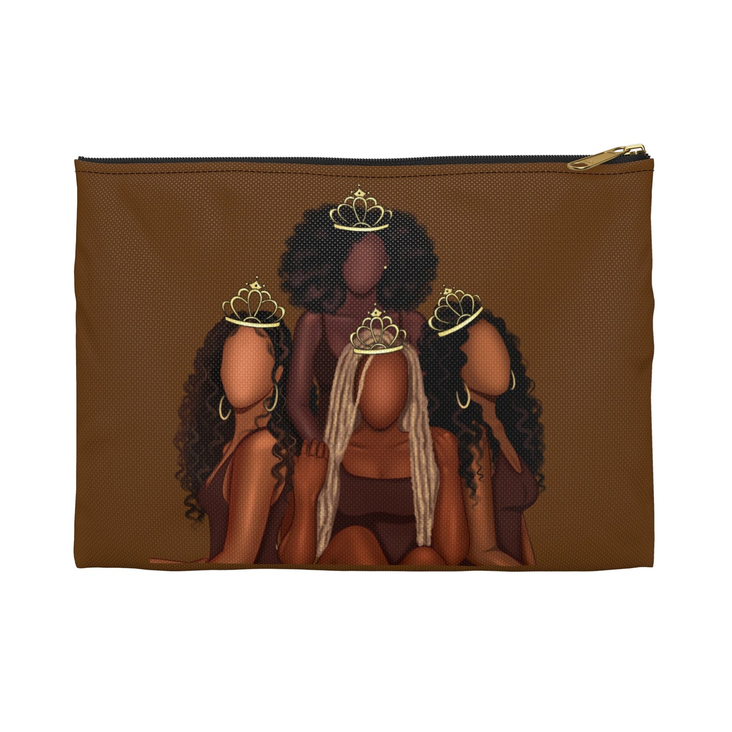 Queens crown cosmetic Pouch