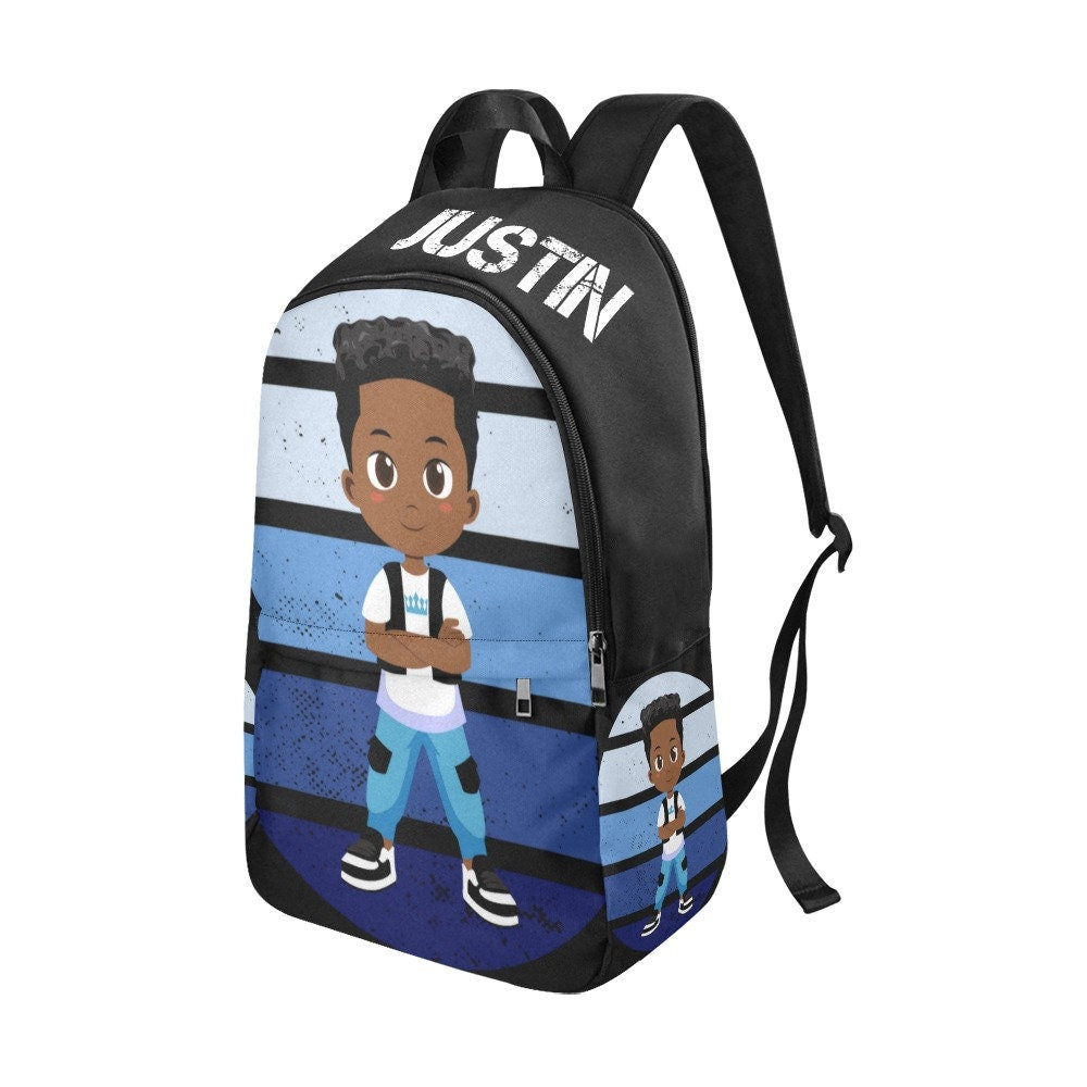 Black boy bookbag, black boy backpack, back to school, black boy joy, black boy bag, custom bookbag, custom bacpack