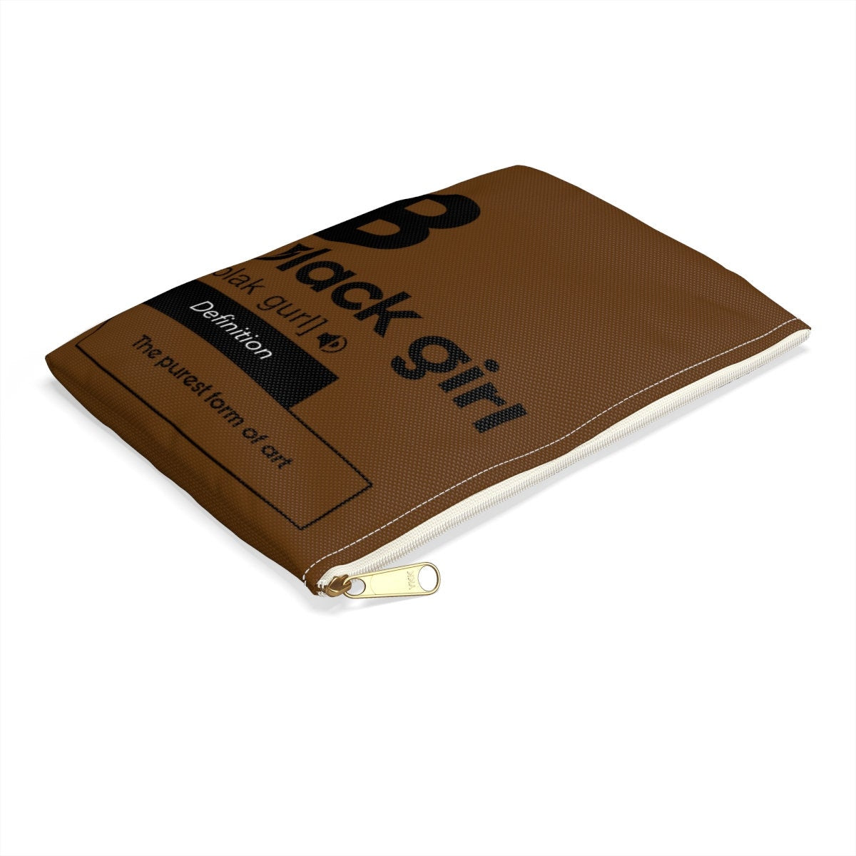 Black Girl/Melanin Cosmetic Pouch