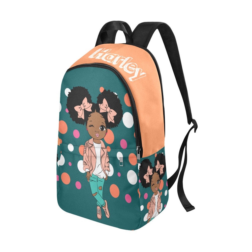 Custom Black Girl Backpack