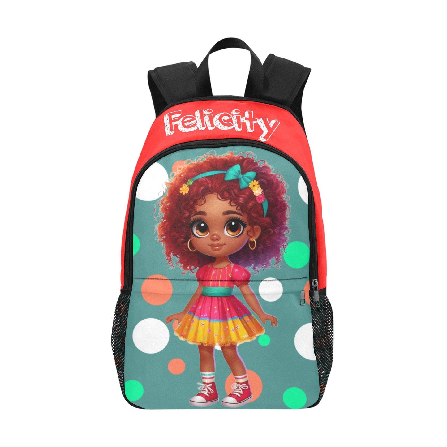 Custom Black Girl Backpack